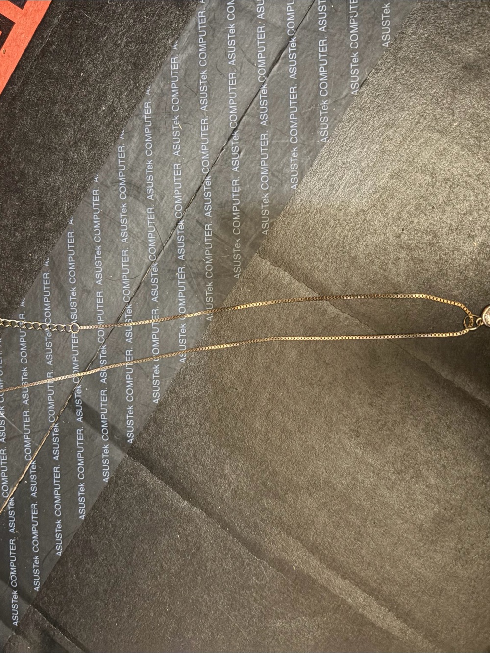 Touchstone Crystal Gold-Tone Double Chain Necklace